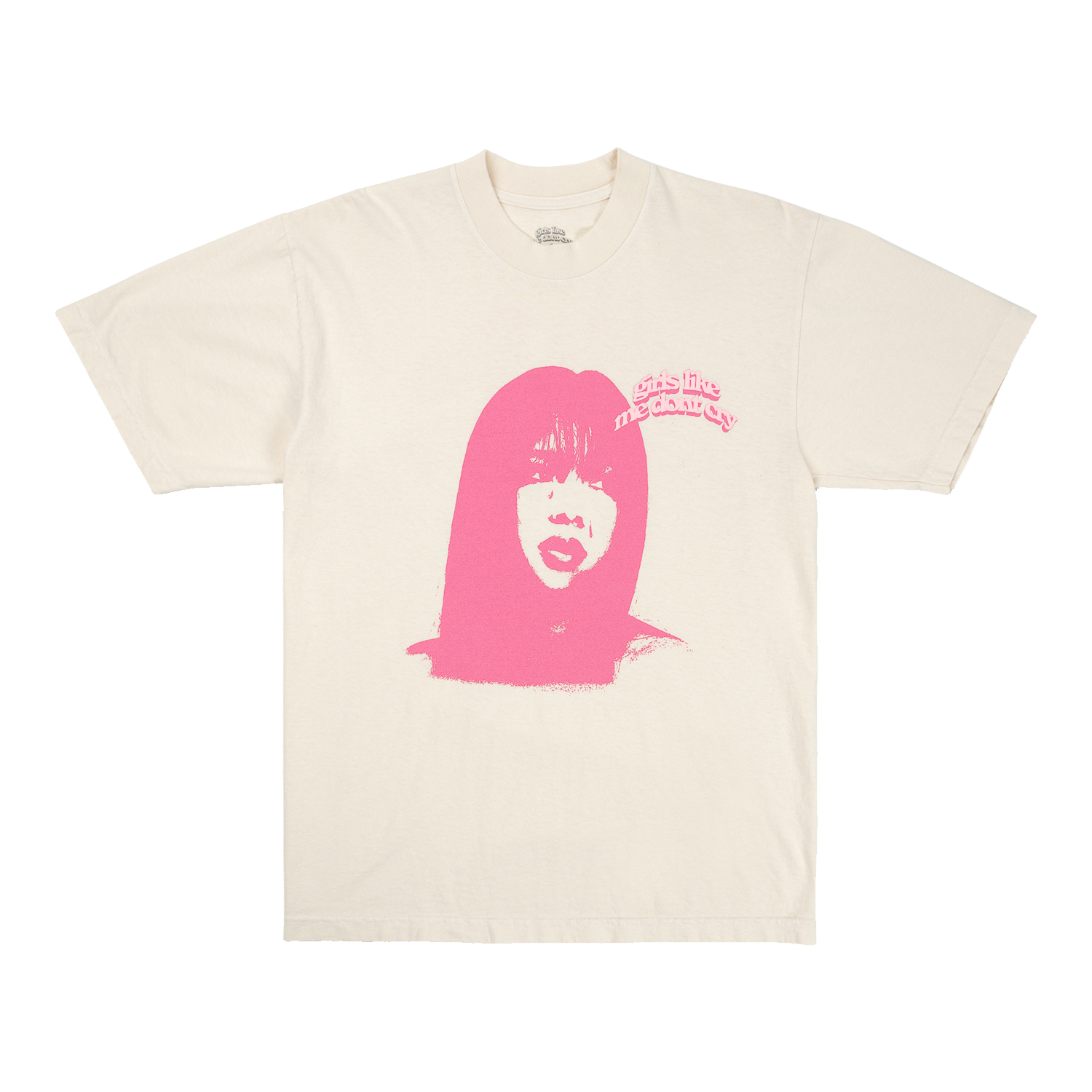 girls like me don't cry west coast tour tee (ivory)