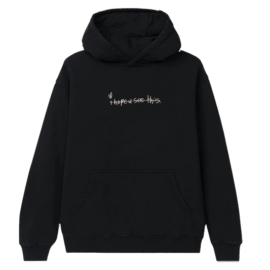 i hope u see this hoodie (black)